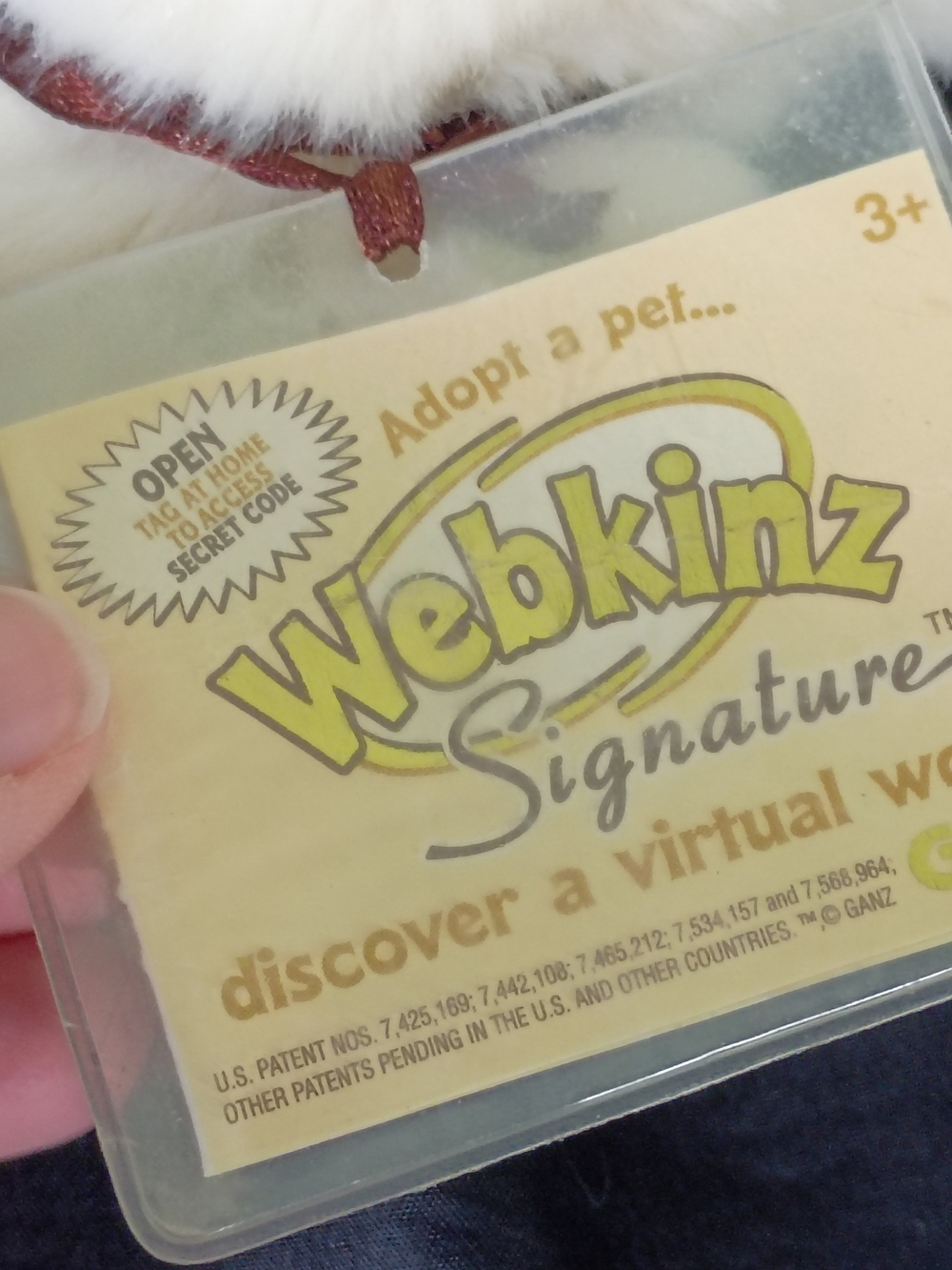 Webkinz 10.5" Harp Seal by Ganz with Tag Unused Code - Picture 3 of 6